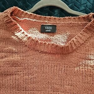 Vici Women's Warm Terracotta Sweater